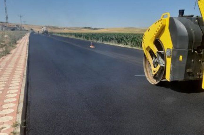 TEİAŞ ile Fen Lisesi arasına 4000 ton asfalt serimi