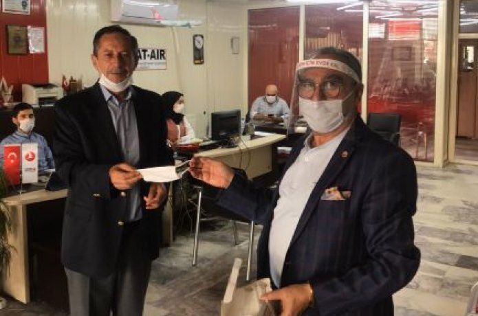 Ekmen 2 bin adet maske dağıtacak