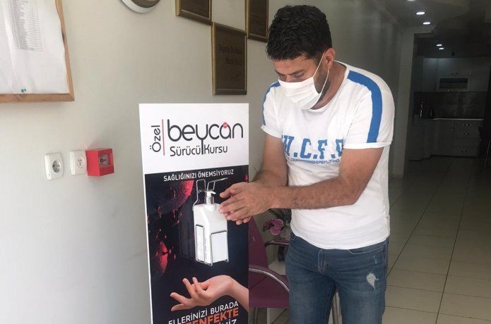 Sürücü Kursları Koronavirüs tedbirleri ile eğitime devam ediyor
