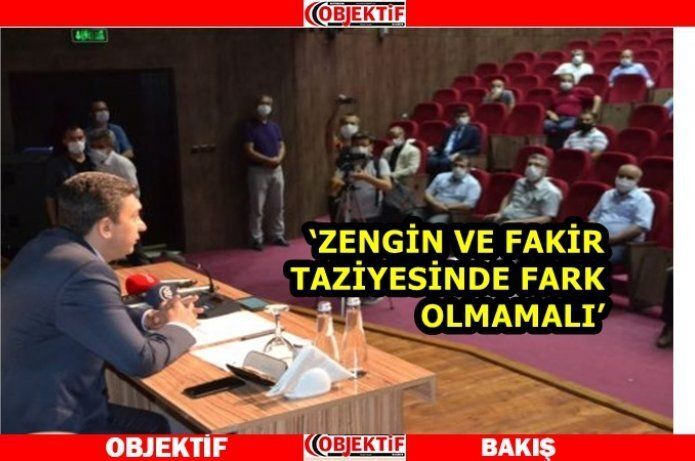 Taziye masraflarını belediye karşılayacak