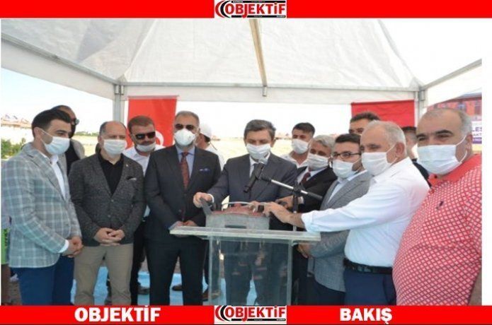 Kuyubaşı TOKİ taziye evi temeli atıldı