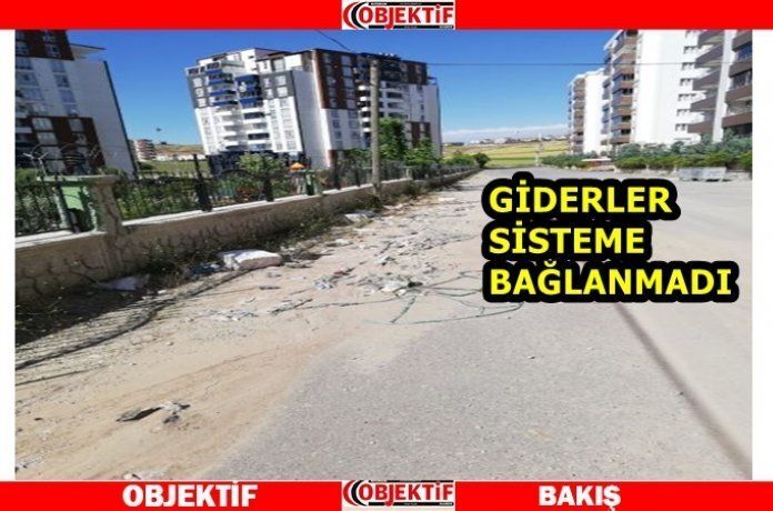Site yağmur suyu ile doluyor