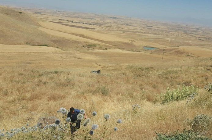 otomobil şarampole yuvarlandı: Bir ağır yaralı