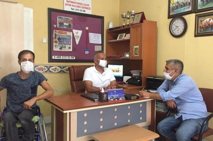 Batmanlı engelli sporcular destek bekliyor