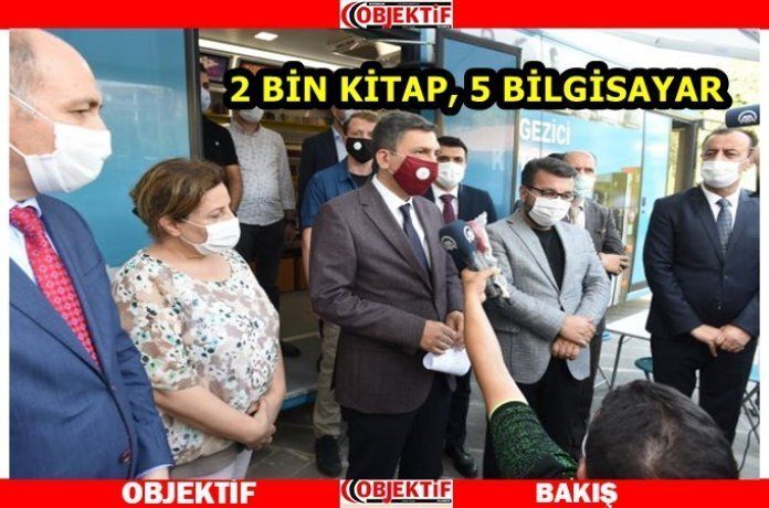 Gezici kütüphane köy yollarında