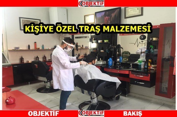 Batman'da korona önlemli tıraş