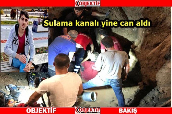 Batman'da sulama kanalına düşüp tahliye borusuna sıkışan genç hayatını kaybetti