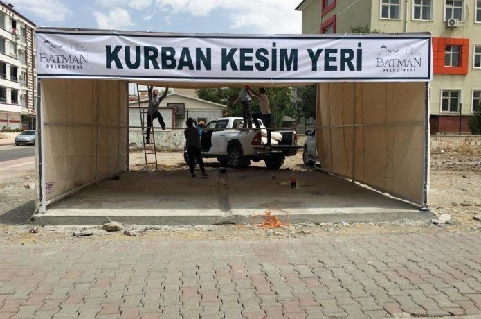 Kesim yerleri bayrama hazır