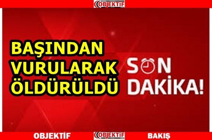 Silahla vurularak öldürüldü