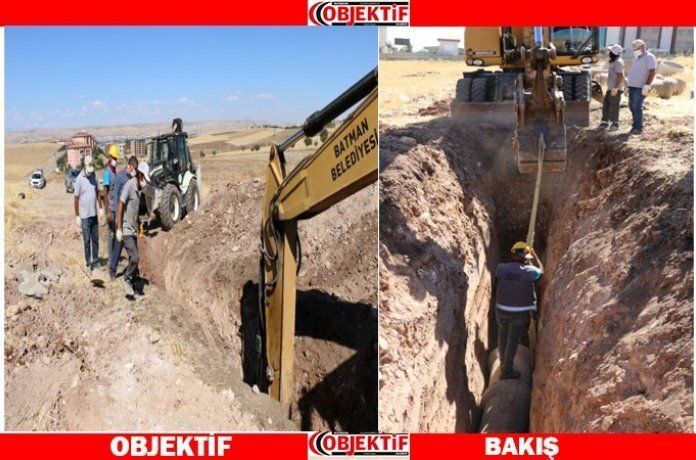 Kuyubaşı okullar bölgesine yeni kanalizasyon hattı