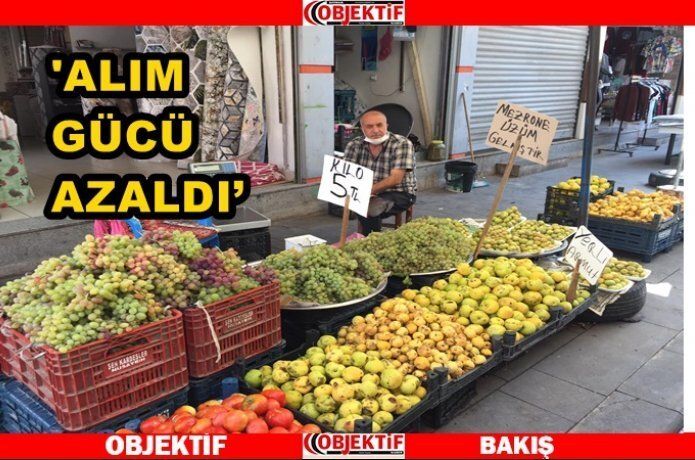 Pazarda bakan çok alan yok