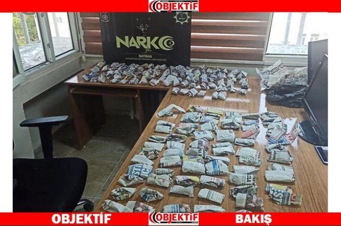 Batman’da dronlu uyuşturucu operasyonu