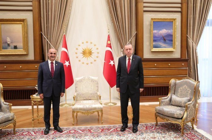 Erdoğan'la Batman'ı görüştü