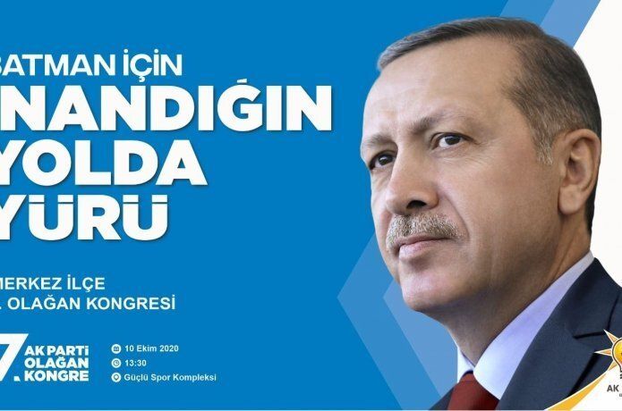 AK Parti Merkez İlçe Kongresi'ne yoğun katılım