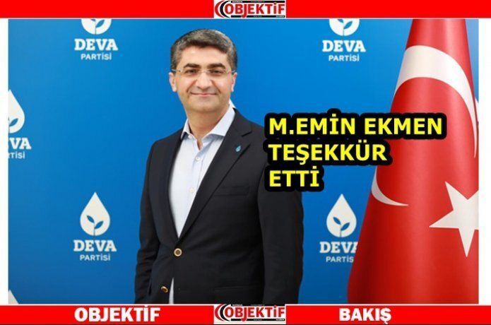 Ekmen’den ‘kongre’ teşekkürü