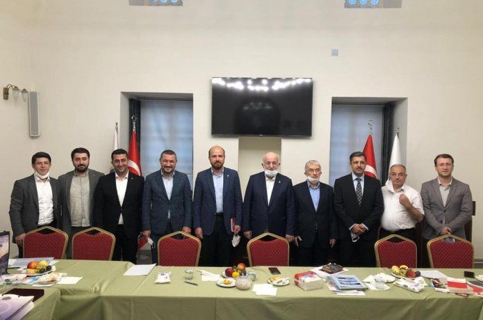 Tüzün, Kahraman ve Erdoğan’la görüştü