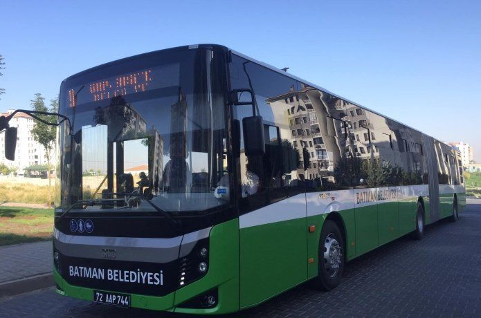 İki körüklü otobüs sefere başladı