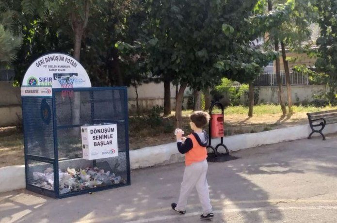 Batman’da ilkokulundan çevre dostu