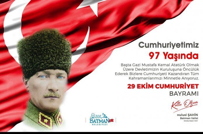 Vali Şahin'den 29 Ekim mesajı