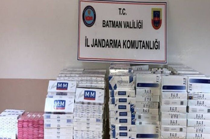 Kaçak sigara ele geçirildi