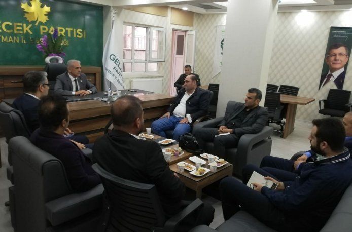 Ziya Ülhak ve Yönetimi ile Gelecek Partisini Ziyaret etti