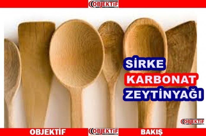 Tahta kaşıkları asla deterjanla yıkamayın