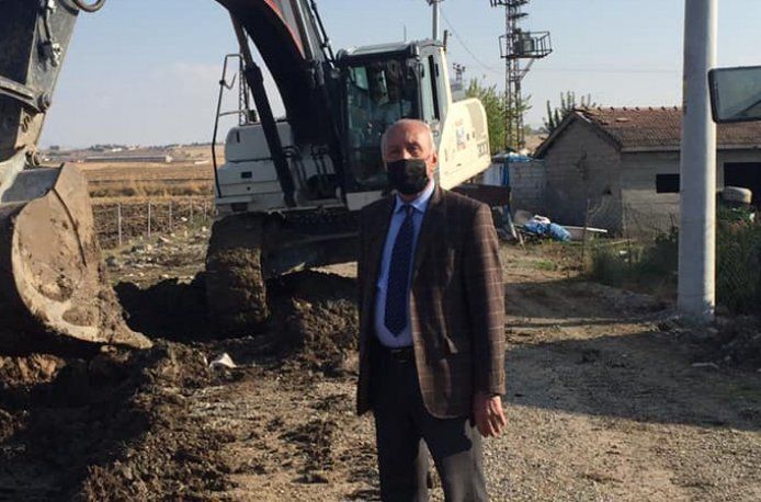 Balpınar da Yol Çalışması