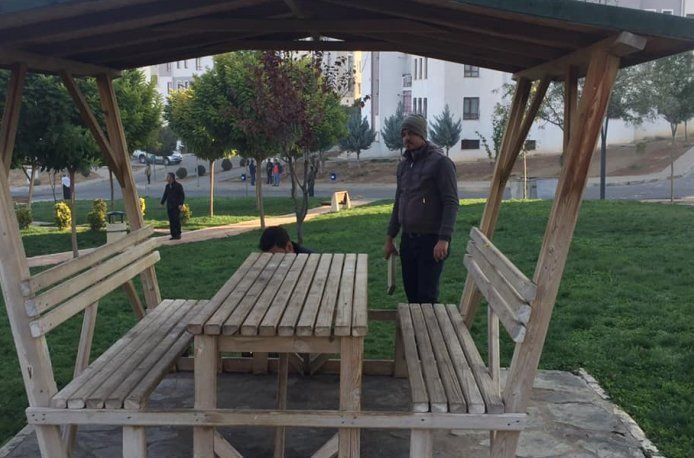 Parklarda Tadilat Başladı