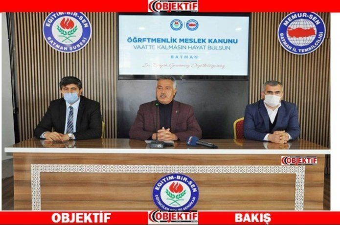 Öğretmenlik meslek kanunu talebi