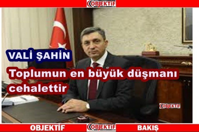 Vali Şahin'den "öğretmenler günü" mesajı
