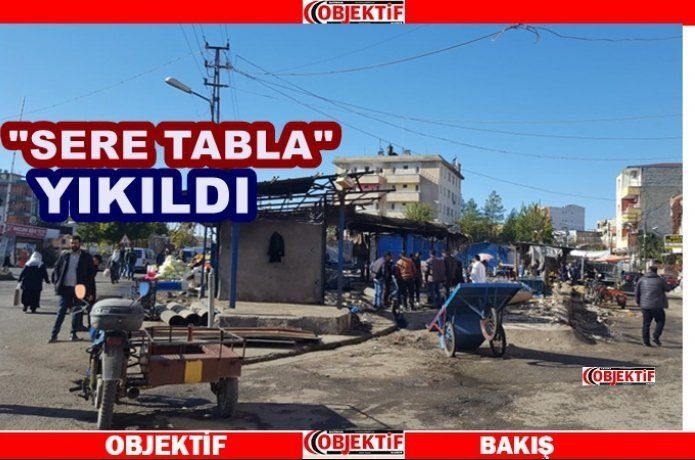 35 yıllık pazar yıkıldı