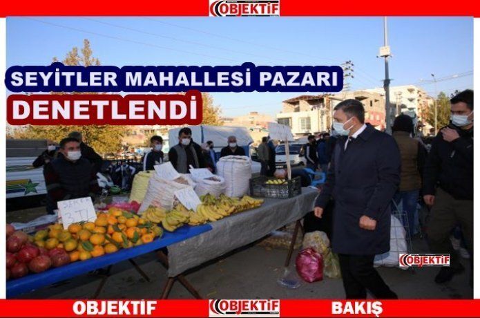 Vali Şahin semt pazarını ziyaret etti