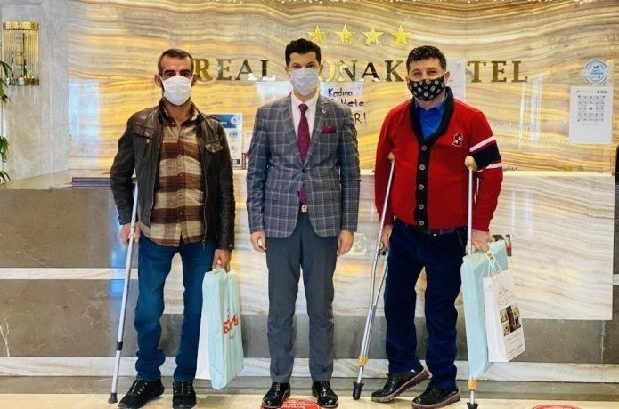 Real Konak Hotel özel bireyleri unutmadı