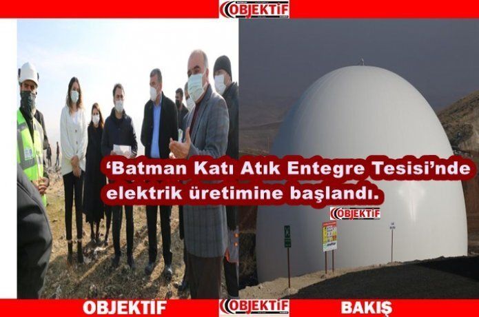 Çöp sahasında elekttrik enerjisi üretimine başlandı