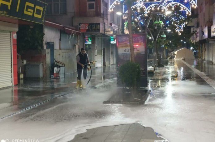 Ekipler sokağa çıkma kısıtlamasını fırsata çevirdi