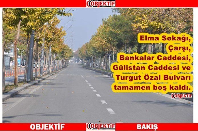 Batman'da cadde ve sokaklar sessiz