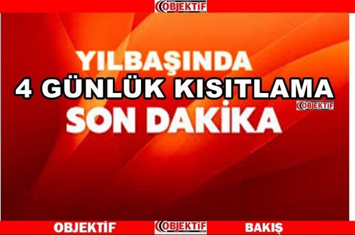 Yılbaşında kısıtlama geliyor