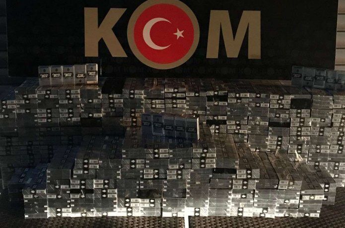 Kaçak sigara ele geçirildi