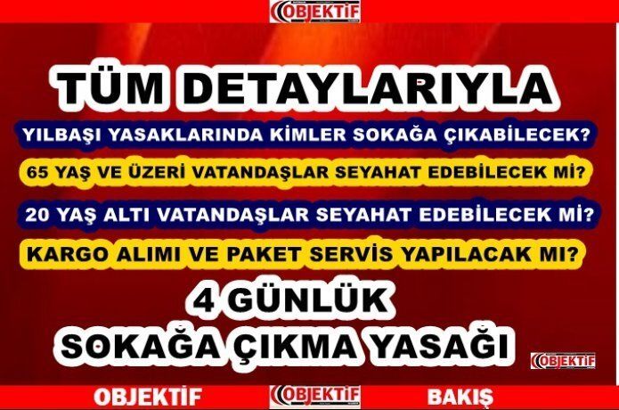 Yılbaşı kısıtlaması bugün başlıyor