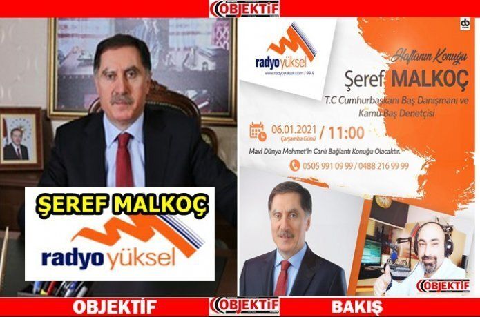 Şeref Malkoç, Radyo Yüksel'e konuk oluyor
