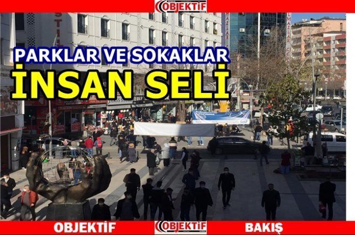 Batman 'da kısıtlamanın ardından caddeler şenlendi.