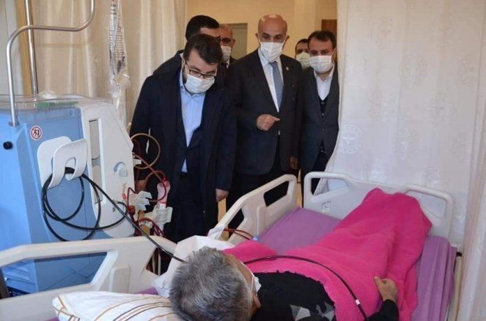 Sason'da devlet hastanesi incelendi