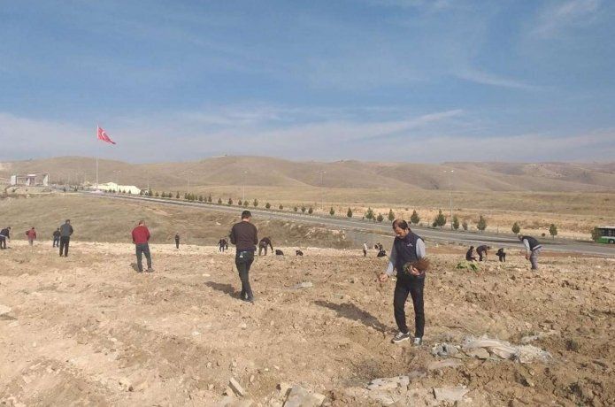 Hayatını kaybeden sağlık çalışanları için lavanta bahçeleri oluşturuldu