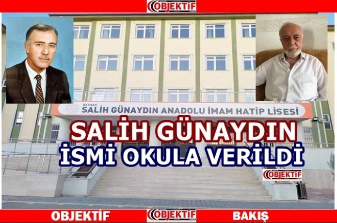 Salih Günaydın ismi okula verildi