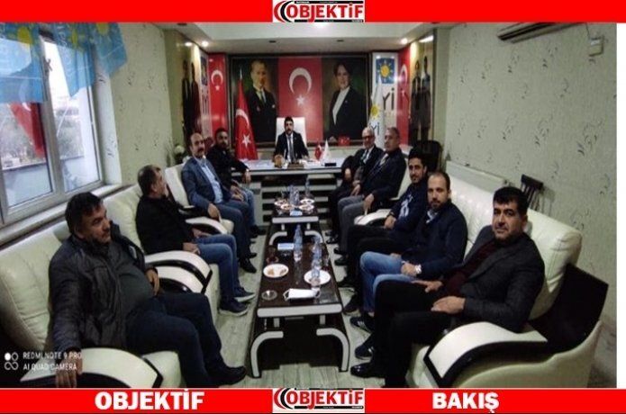 Gelecek Partisi Batman İl Başkanı, İYİ parti il başkanlığını ziyaret ettiler.