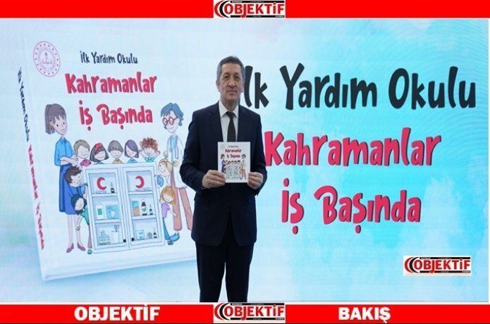 Çocuklar ilk yardımı bu kitaptan öğrenecek