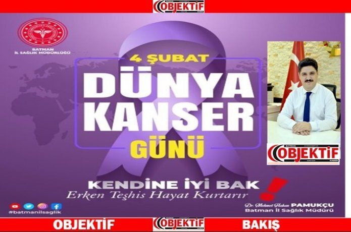 Pamukçu’dan Dünya Kanser Günü mesajı