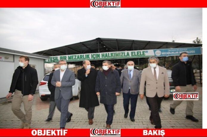 Vali Şahin Mezarlıklar Müdürlüğünde incelemelerde bulundu