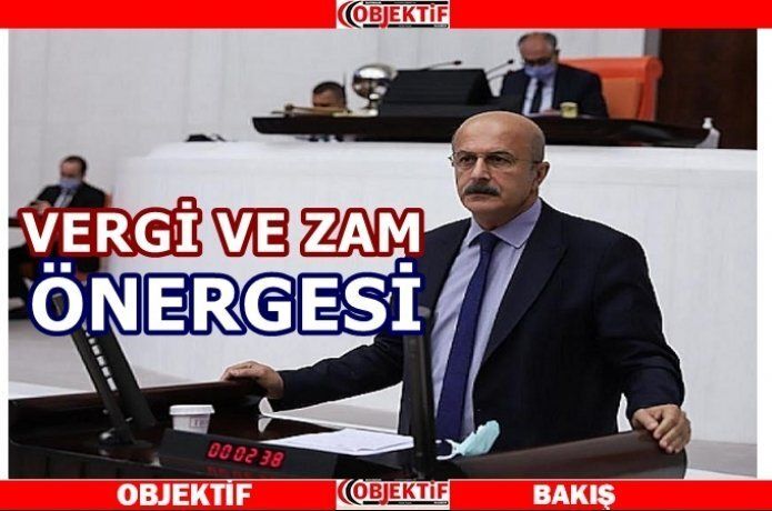 Miiletvekili İpekyüz vergi ve zam önergesi verdi