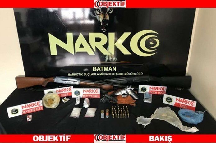 Batman’da uyuşturucu operasyonu: 5 gözaltı